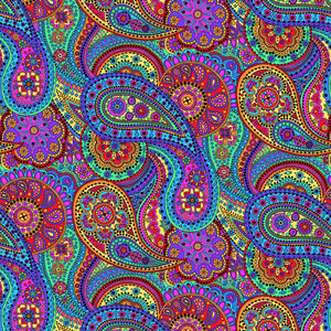 Paisley Paradise 108" Wideback 1181-123 from Henry Glass by the yard