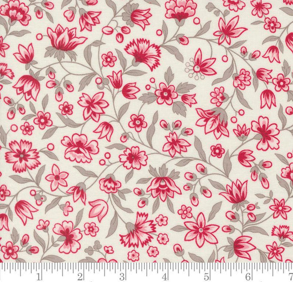 Summer Flowers Florals My Summer House Cream 3041 11 by Bunny Hill Designs from Moda