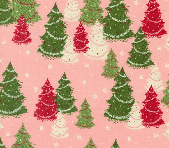 Once Upon Christmas Pink Multi Trees 43160-13 by Sweetfire Road from Moda by the yard