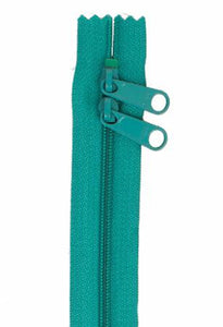 40" Emerald Green Handbag Zippers ZIP40-204 Double Sided byannie.com