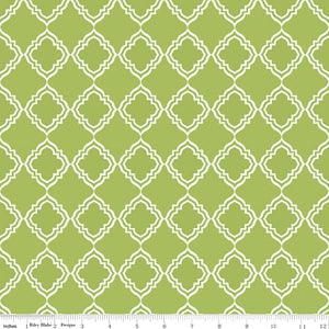 Extravaganza Green Geo Quilt Fabric 4644G