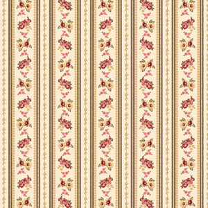 Bricolage Ivory Ticking Stripe Fabric 98644-113