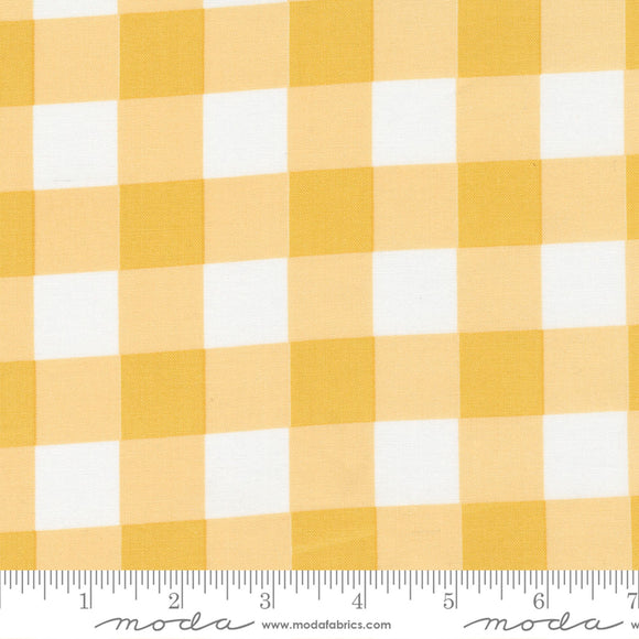 Cozy Up Sunshine Buffalo Check Fabric Fabric 29125-14 by Corey Yoder for Moda by the yard