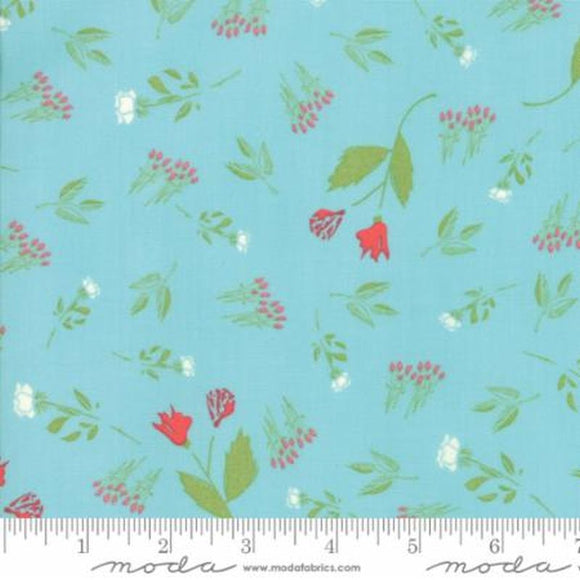 Front Porch Teal Floral 37541-18 from Moda