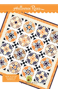 Halloween Roses Quilt Pattern from Fig Tree & Company