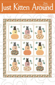 Just Kitten Around Fall Quilt Pattern by Wendy Sheppard