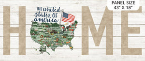 My Home State America 18" x 43" Panel DP23182-10 from Northcott by the panel