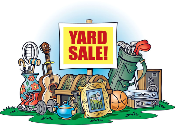 It's Time for a Yard Sale! May 26th and 27th