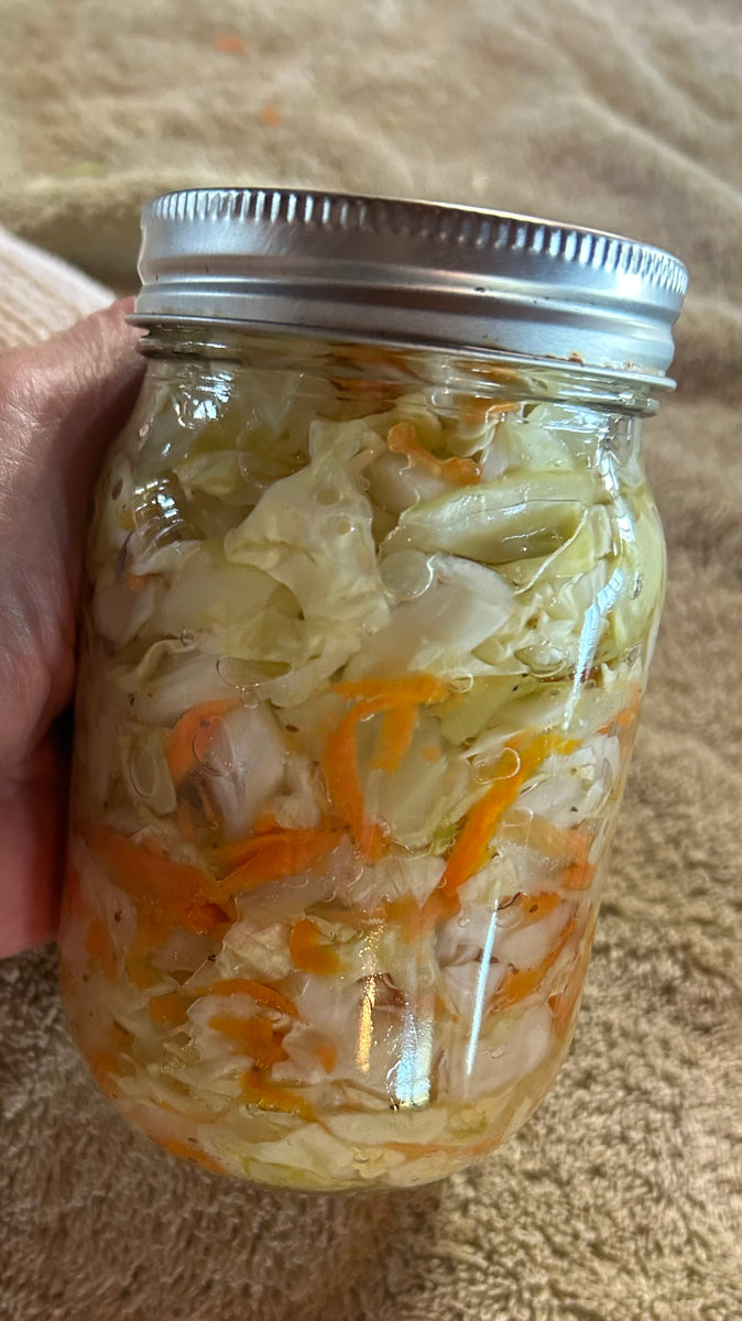 Recipe Wednesday Canned Coleslaw Lonesome Pine Quilts