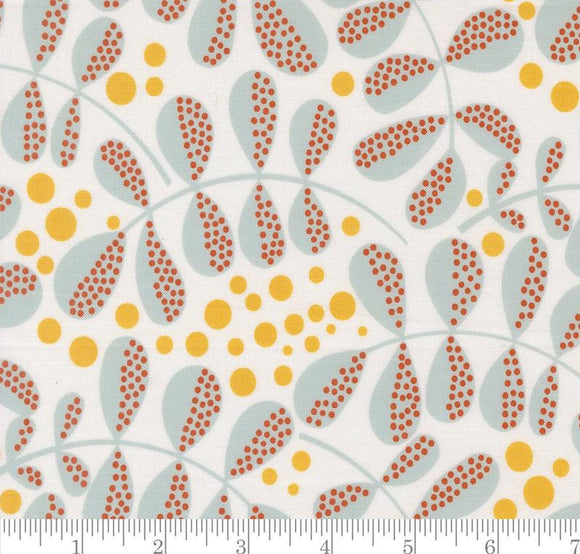 Fern Fiesta Florals Balisong Coconut 11663 11 by Zen Chic from Moda by the yard