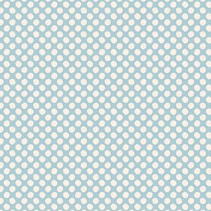Tilda Basic Classics Paint Dots Light Blue 130035 from Tilda Fabrics by the yard