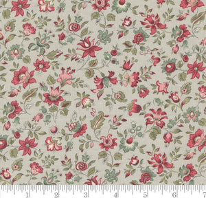 Picardie Small Floral Antoinette Smoke 13952 12 by French General from Moda