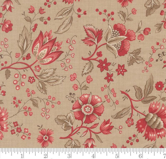 Rural Jardin Florals Joie De Vivre Roche 13982 15 by French General from Moda by the yard