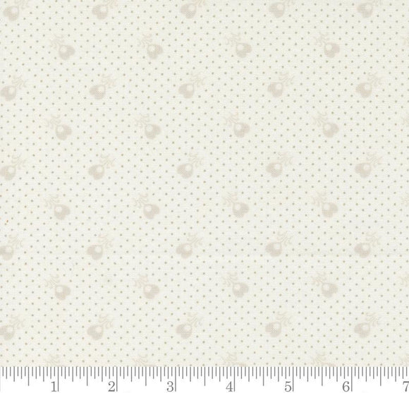 Calico Heart Blenders Heart Dot Ridgewood Milk Taupe 14976 21 by Minick & Simpson from Moda