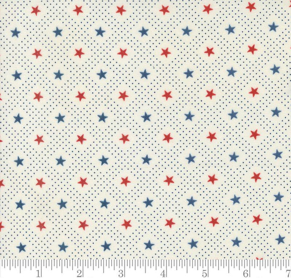 Star Check Blenders Star Check Americana Grand Haven Cream 14982 11 by Minick & Simpson from Moda by the yard