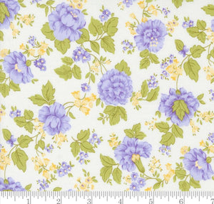 Georgia Off White Main Floral 18770 11 by Brenda Riddle Designs from Moda by the yard