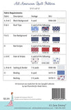 All American Quilt Pattern from It's Sew Emma #ISE-291 by the pattern