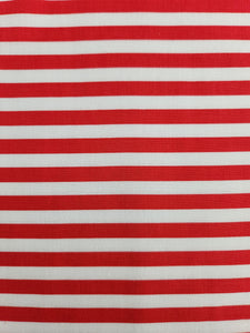 Red and White Vertical Stripe DT-2851-2B from David Textiles by the yard