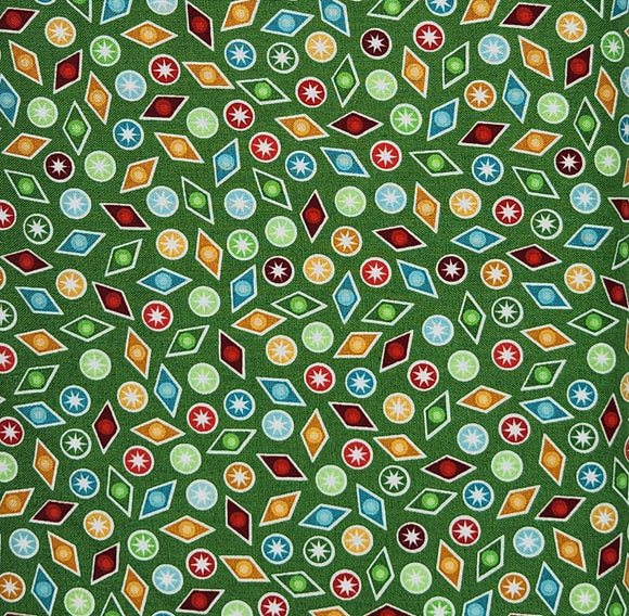 Baubles Green 0516 Fabric from Patrick Lose