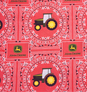 John Deere Pink Bandana 124655-19178 Fabric from Springs Creative