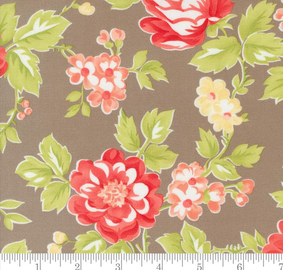 Summer Bloomers Large Floral Jelly Jam Twine 20490 20 by Fig Tree from Moda by the yard