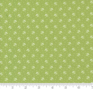 Ditsy Small Floral Dots Jelly Jam Green Apple 20498 16 by Fig Tree from Moda by the yard