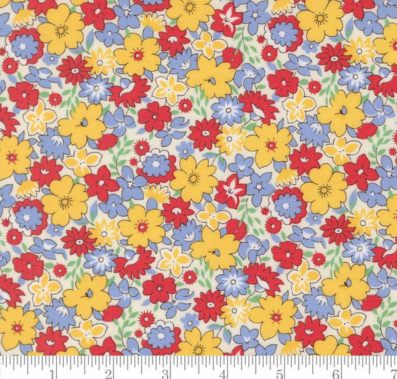 Bouncy Floral Florals 30s Playtime 2025 Primary 23370 11 by Linzee McCray from Moda by the yard