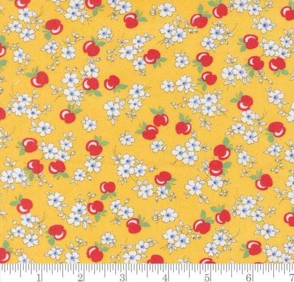Apple Blossom Florals Apples 30s Playtime 2025 Sunshine 23371 15 by Linzee McCray from Moda by the yard