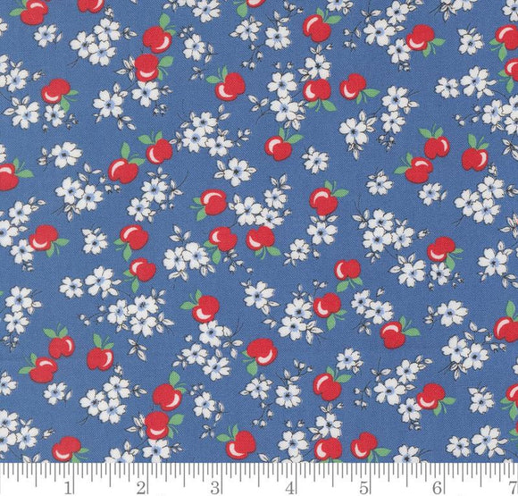 Apple Blossom Florals Apples 30s Playtime 2025 Bluebell 23371 18 by Linzee McCray from Moda by the yard
