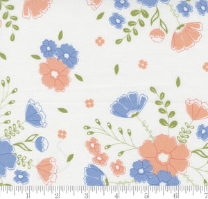 Peachy Keen Moonlit Meadow Florals Off White 29170 11 by Corey Yoder from Moda 