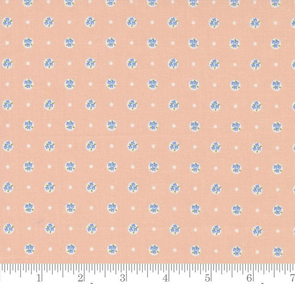 Peachy Keen Posy Polka Blenders Bubble Gum 29174 17 by Corey Yoder from Moda