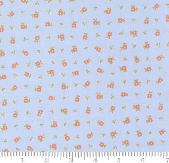Peachy Keen Pixie Ditsy Light Blue 29175 14 by Corey Yoder from Moda