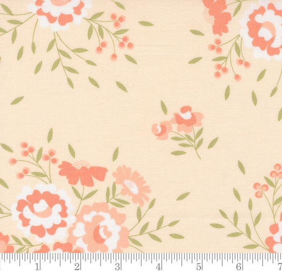 Springtime Rose Florals Abloom Pale Pink 29210 14 by Corey Yoder from Moda by the yard