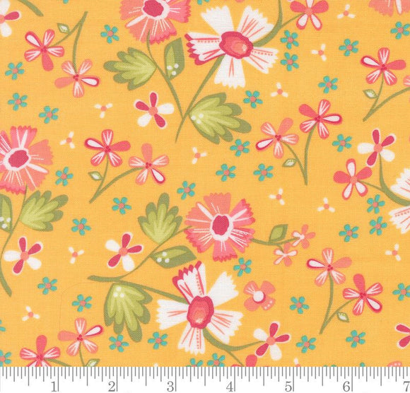 Garden Flowers Florals In The Garden Goldenrod 29230 18 by Corey Yoder from Moda by the yard