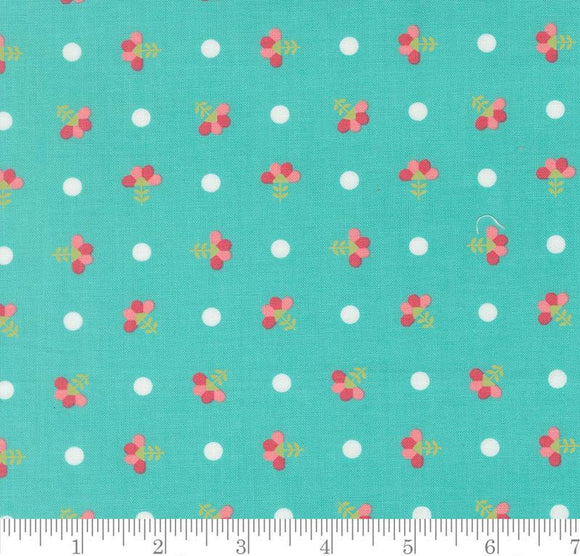 Dotted Sprig Florals Dot Blender In The Garden Bermuda 29232 22 by Corey Yoder from Moda by the yard