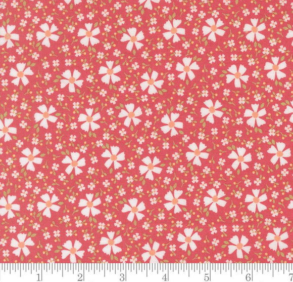 Bloom and Blossom Florals In The Garden Strawberry 29233 12 by Corey Yoder from Moda by the yard