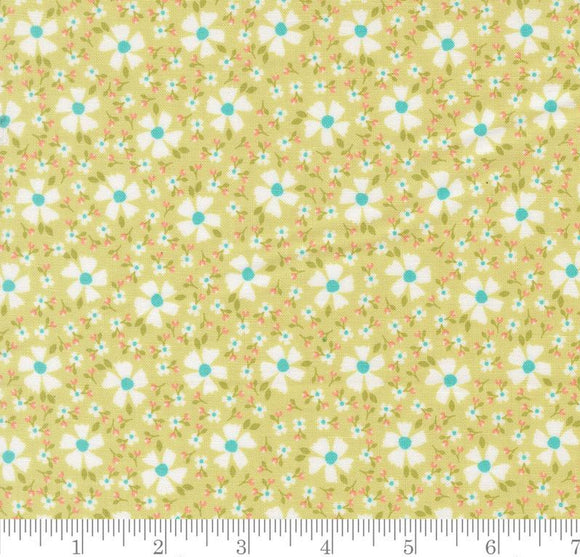 Bloom and Blossom Florals In The Garden Light Lime 29233 21 by Corey Yoder from Moda by the yard