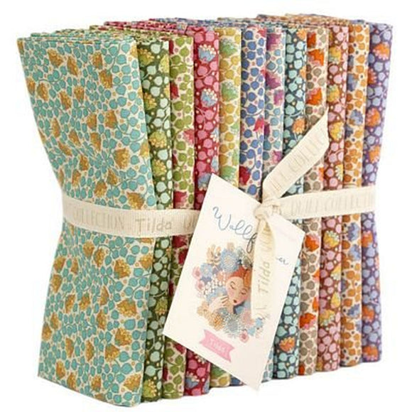 Wallflower Bellflower Fat Quarter Bundle 300236 from Tilda Fabrics by the bundle