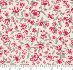 Summer Flowers Florals My Summer House Cream 3041 11 by Bunny Hill Designs from Moda