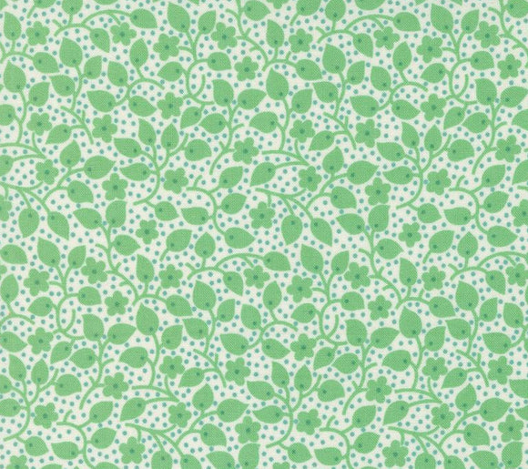 30s Playtime Aloe Fabric 33753-11 from Moda by the yard