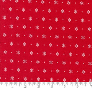 Flurry Blenders Snowflake Kitty Christmas Berry 31206 12 by Urban Chiks from Moda by the yard