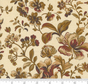 Elegance Florals Classic Floral Lydias Lace Biscuit 31680 12 by Betsy Chutchian from Moda by the yard