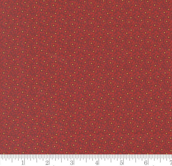 Creeping Thyme Blenders Small Floral Vines Sallys Stitches Turkey Red 31714 11 by Betsy Chutchian from Moda by the yard