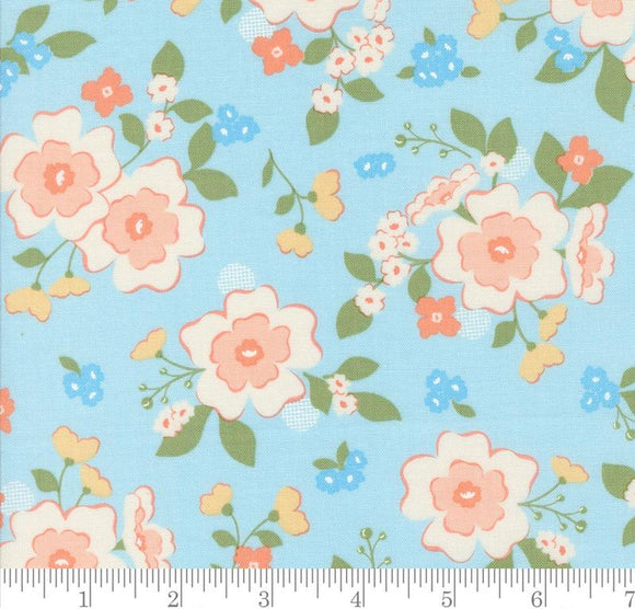 Wild Boutique Florals Dainty Meadow Sky 31740 22 by My Sew Quilty Life from Moda by the yard