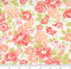 Tuscan Blooms Florals Portofino Cloud 35390 11 by Fig Tree Co from Moda by the yard