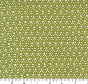 Buon Natale Star Blooms Blenders Pine 35405 16 by Fig Tree Co from Moda by the yard