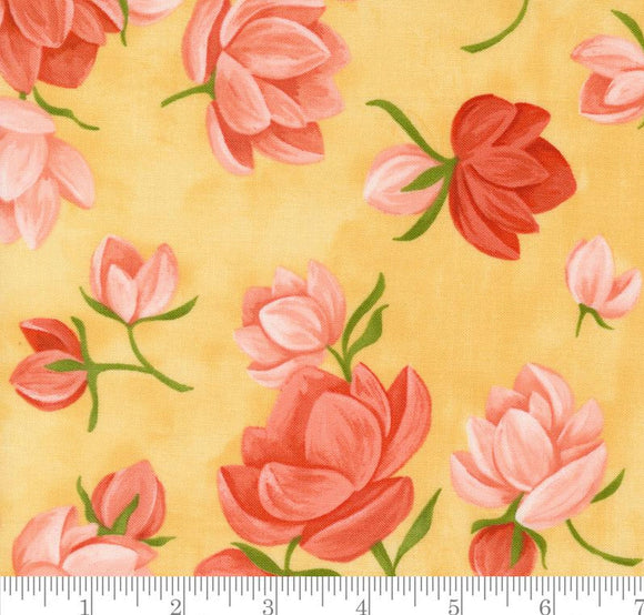 Petaluma Florals Kindred Sunshine 36070 17 by 1 Canoe 2 from Moda by the yard