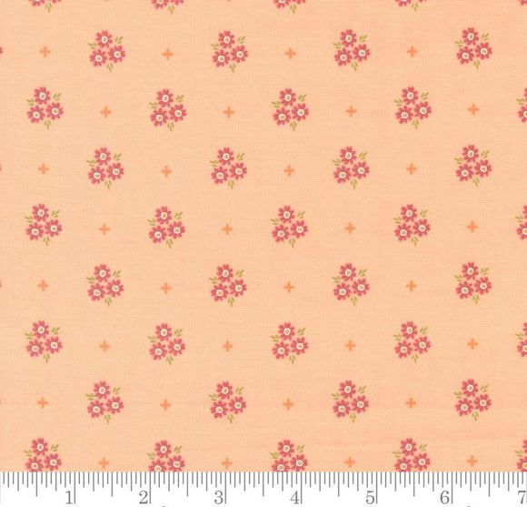 Bountiful Blooms Posies Small Floral Peach 37663 13 by Sherri & Chelsi from Moda