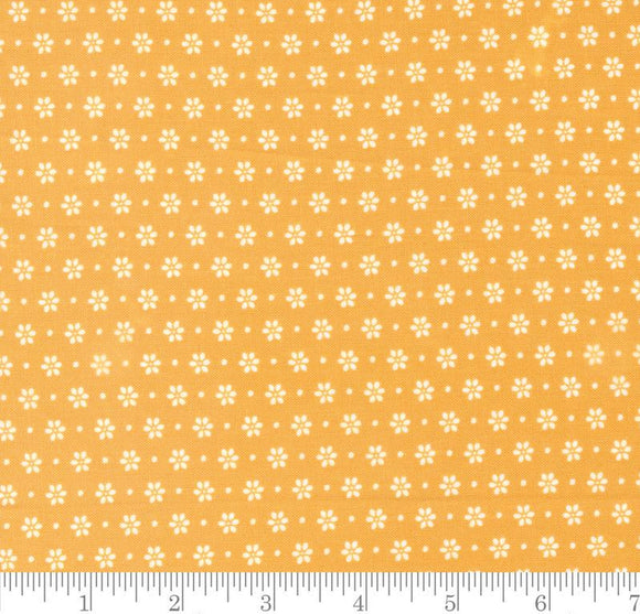 Bountiful Blooms Daisy Ditsy Small Floral Dot Golden 37664 12 by Sherri & Chelsi from Moda