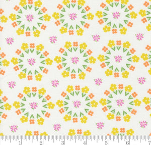 Paradise Florals Laguna Sunrise Off White 37681 11 by Sherri & Chelsi from Moda by the yard